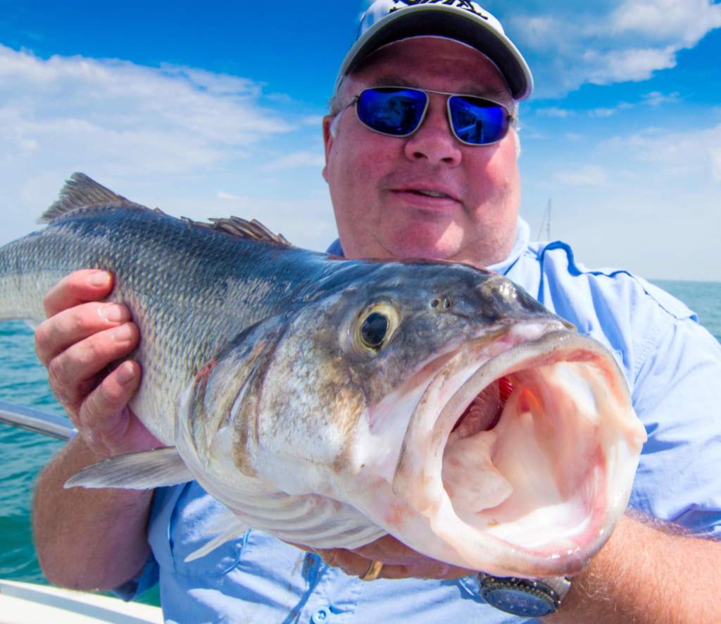 Peter holding a fish, wearing Strato0136