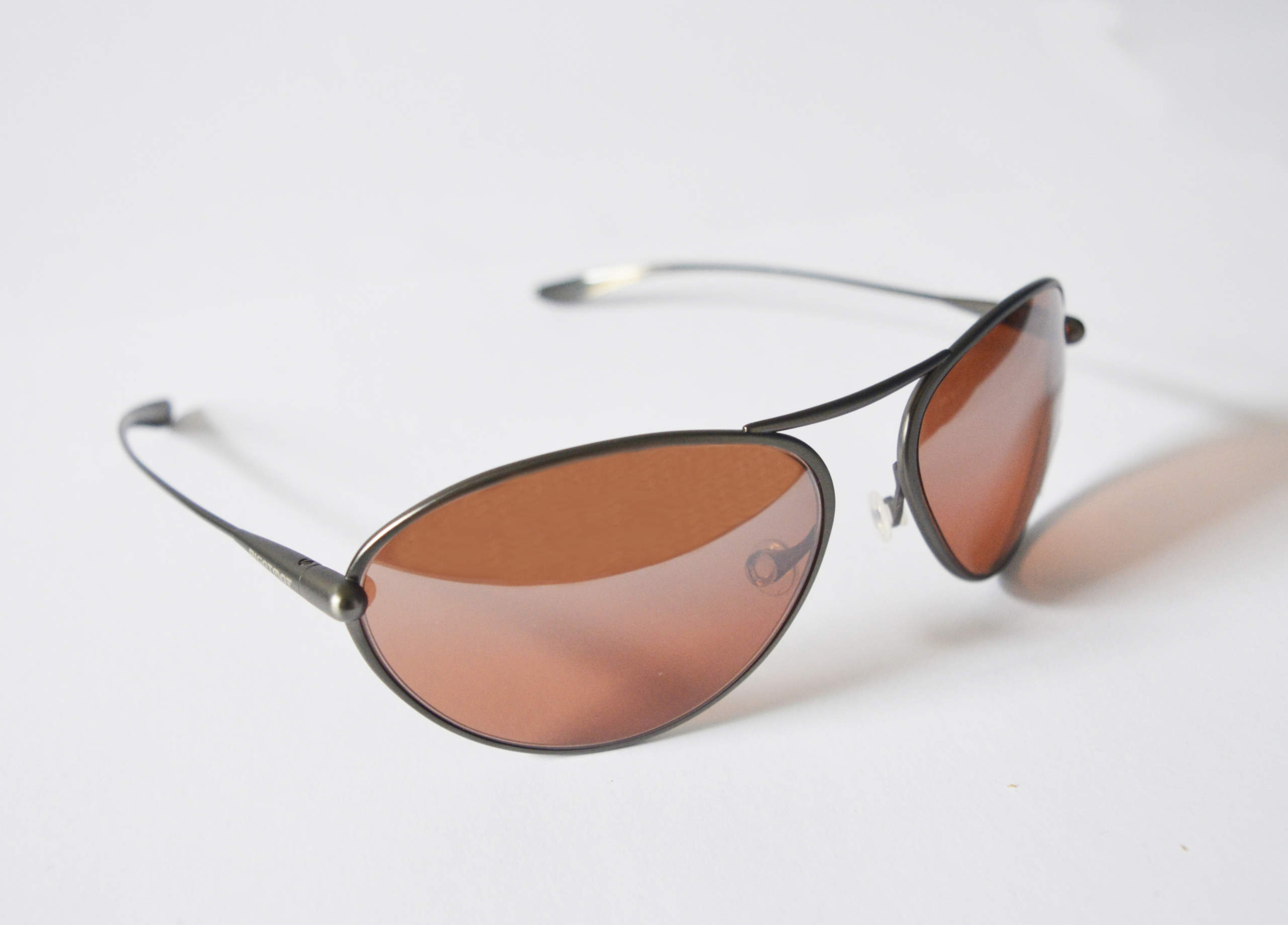 Tropo - Gunmetal Titanium Frame  Silver Gradient Mirror Copper/Brown Photochromic Sunglasses